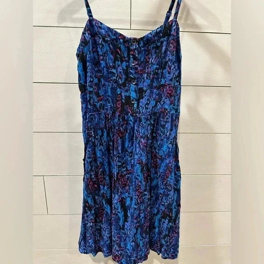 Express Dark blues and purple dress- Womens XS